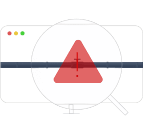 AI & Predictive Modelling graphic with warning indicator